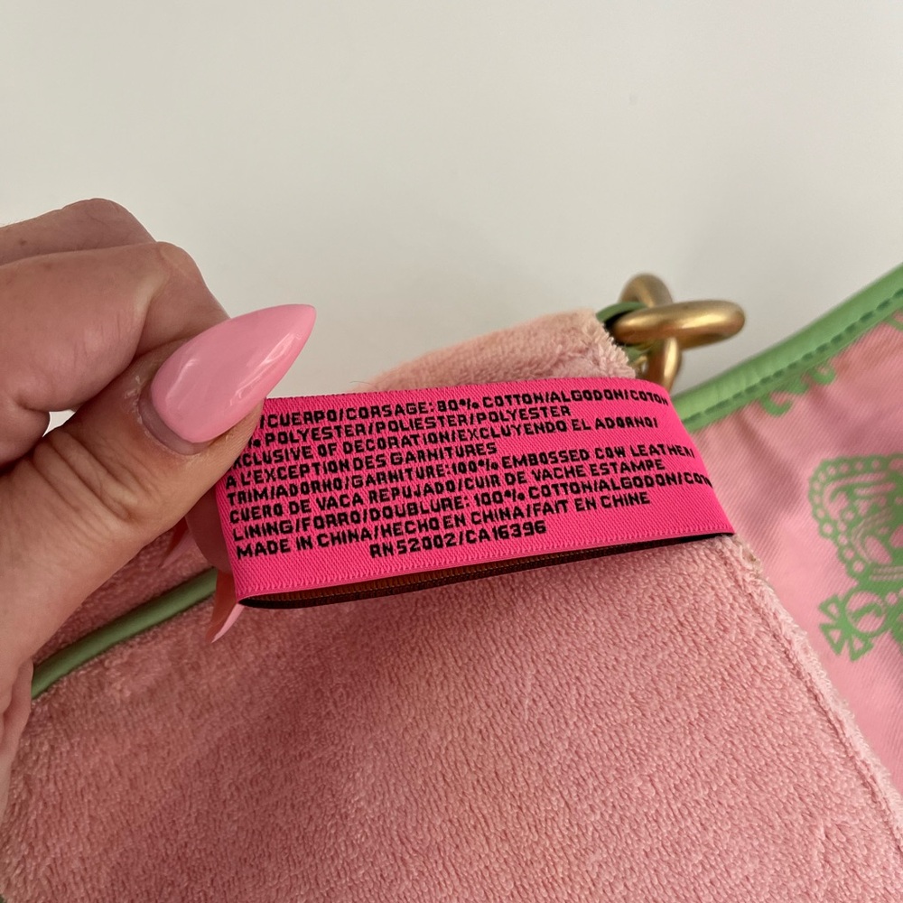 Auth Y2K JUICY COUTURE Terry Cloth Bag - Picture 13 of 15